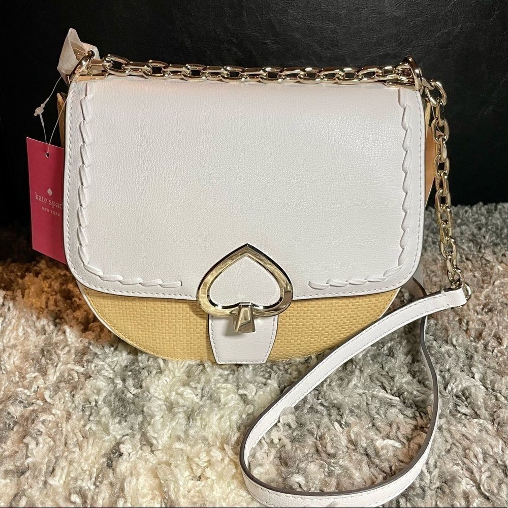 NWT Kate Spade Medium Chain Saddle Bag
